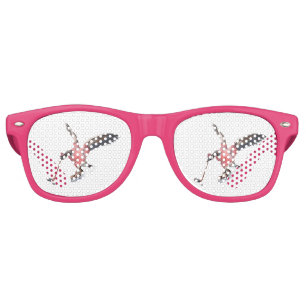 Canada Goose Playing Hockey Retro Sunglasses