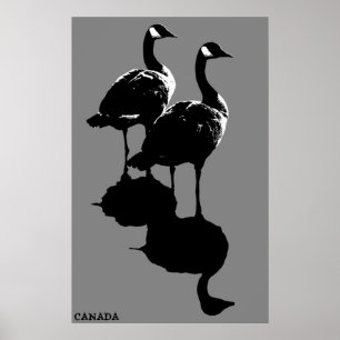 Canada Goose Poster Custom Canada Souvenir Poster