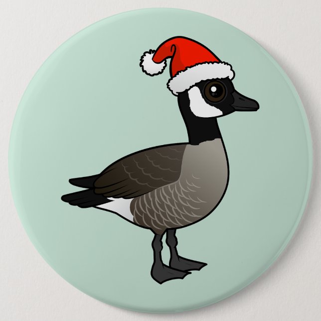 Canada Goose Santa 6 Cm Round Badge (Front)