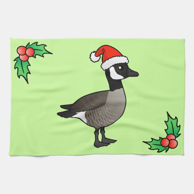 Canada Goose Santa Tea Towel (Horizontal)