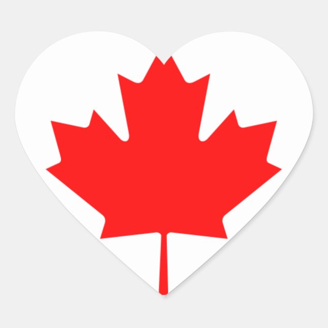 canada heart sticker (Front)
