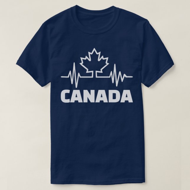 Canada Heartbeat T-Shirt (Design Front)