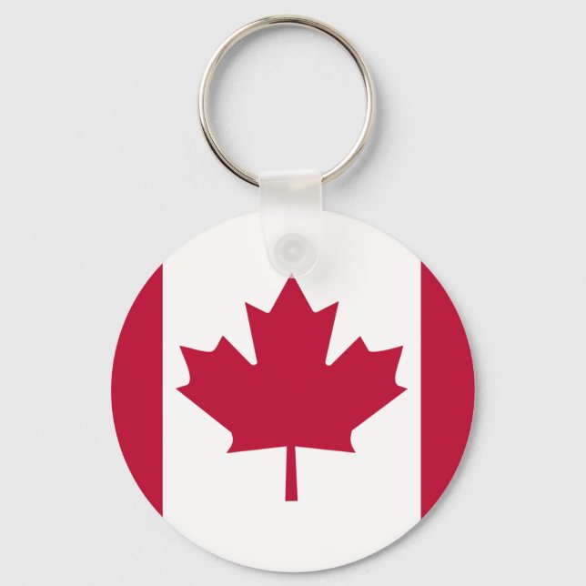 Canada High quality Flag Key Ring (Front)