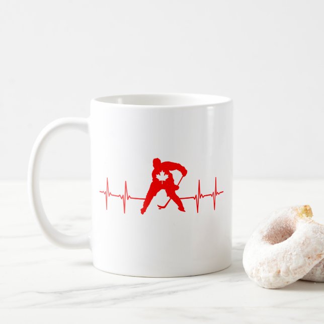 Canada Hockey  Coffee Mug (With Donut)