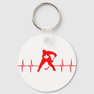 Canada Hockey Key Ring