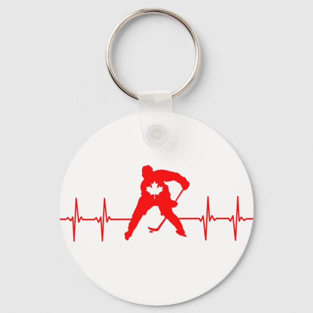 Canada Hockey  Key Ring (Front)