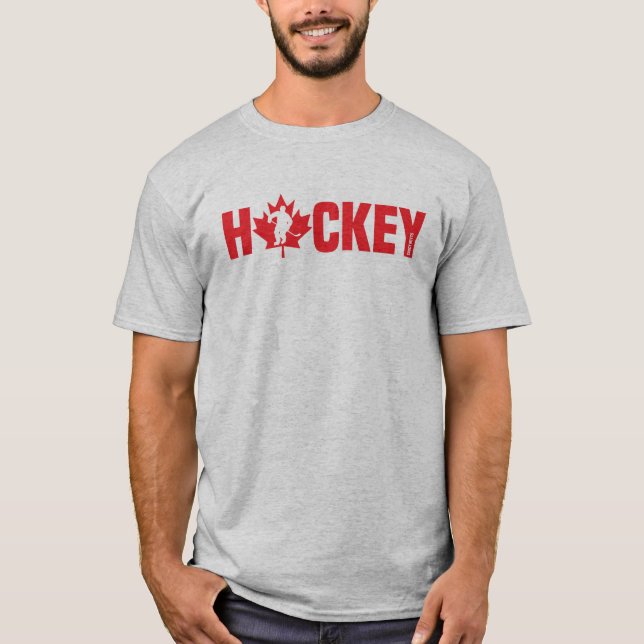Canada Hockey Maple Leaf Canadian Player T-Shirt (Front)