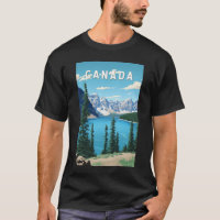 Canada Illustration Travel Art Vintage