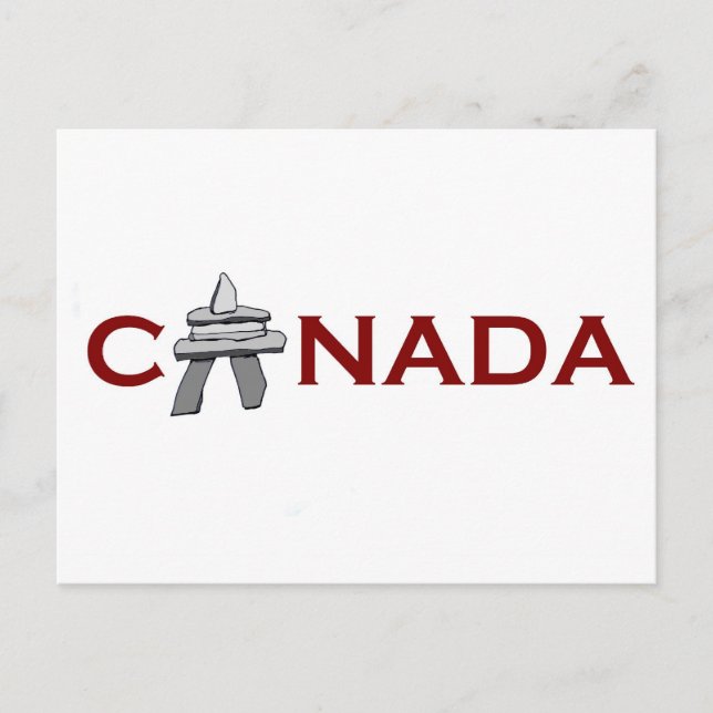 Canada Inuksuk Postcard (Front)