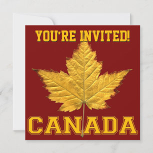 Canada Invitations Personalise Varsity Canada RSVP