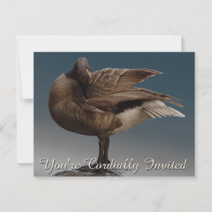 Canada Invitations Personalised Canada Goose RSVP