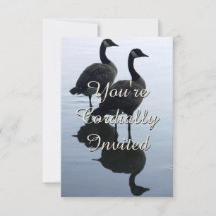 Canada Invitations Personalised Canada Goose RSVP