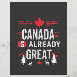 Canada is already great Anti MAGA Anti-Trump Flyer