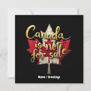 Canada is Not for Sale Celebrating Canadian Pride Invitation