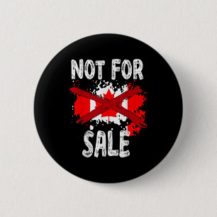 Canada Is Not For Sale Retro Vintage 2025 Trump 51 6 Cm Round Badge