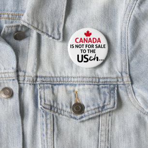 CANADA is not for Sale to the USA eh Funny Oh 6 Cm Round Badge