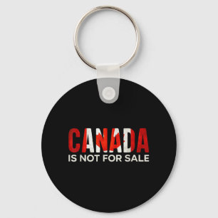 Canada Is Not For Sell Trump 51st State Retro Men Key Ring