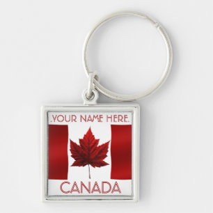 Canada Key Chain Personalised  Canada Key Chain