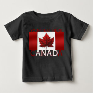 Canada Kid's Shirt Canada Flag Kid's Souvenir Tops