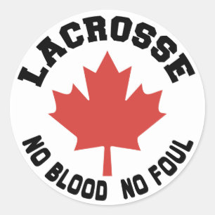 Canada Lacrosse Canadian Classic Round Sticker
