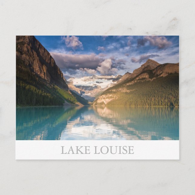 Canada - Lake Louise postcard with text (Front)