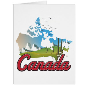 Canada Landscape Map