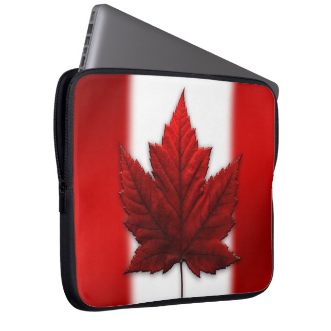 Canada Laptop Sleeve Canada Flag Computer Souvenir (Front Right)