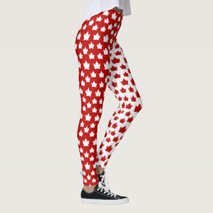 Canada Leggings 2 Tone Canada Souvenir Pants