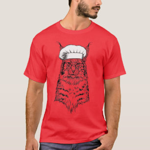 Canada Lyn Cat Chef Funny Cooking Cook T-Shirt