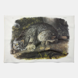 Canada Lynx (Lynx Canadensis) (Canadian Lynx) Tea Towel