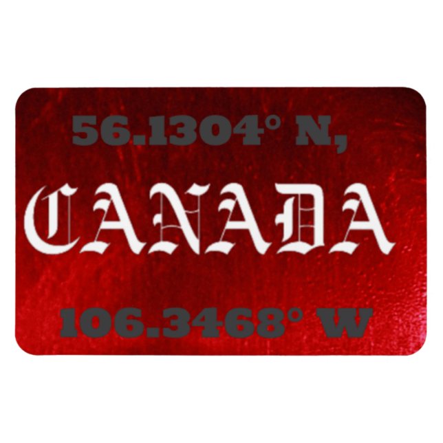 canada  magnet (Horizontal)