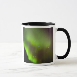 Canada, Manitoba, Churchill. Aurora Borealis in Mug