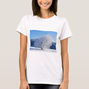 Canada, Manitoba, Grande Pointe. Fog and Rime ice T-Shirt