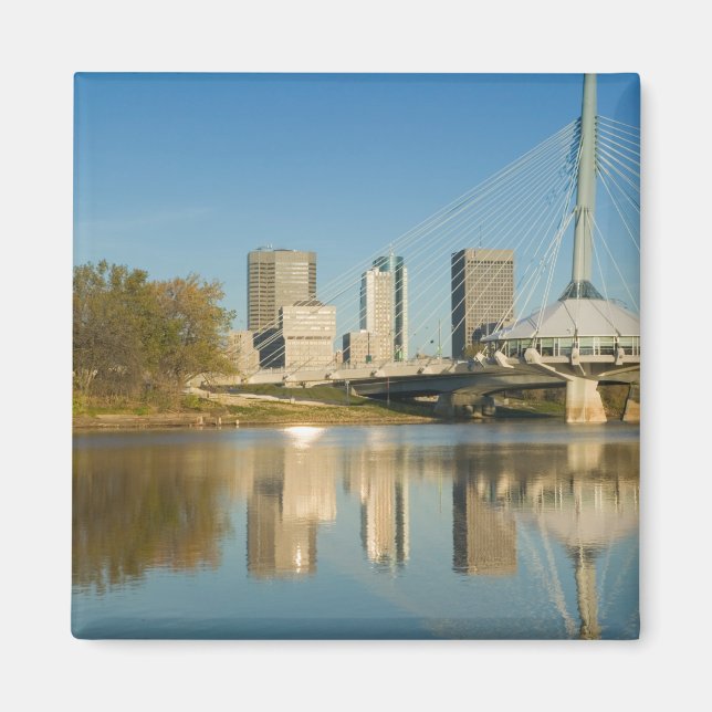 CANADA, Manitoba, Winnipeg: Esplanade Riel 2 Magnet (Front)