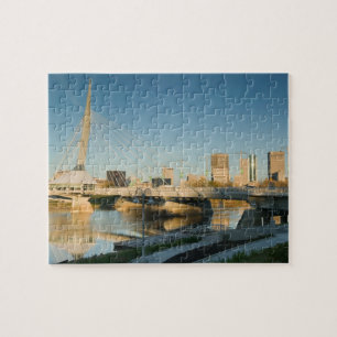 CANADA, Manitoba, Winnipeg: Esplanade Riel Jigsaw Puzzle