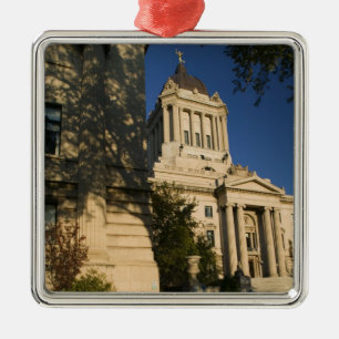 Canada, Manitoba, Winnipeg: Manitoba Legislative Metal Tree Decoration