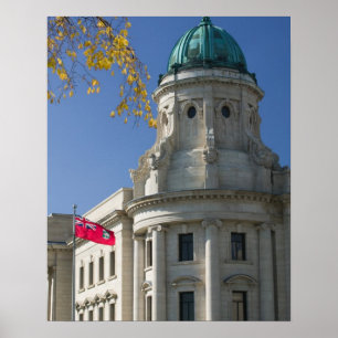 CANADA, Manitoba, Winnipeg: The Law Courts, Poster