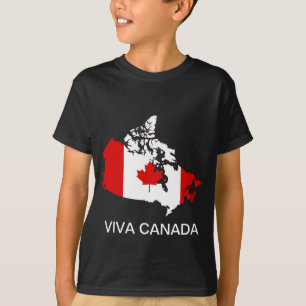 Canada map and flag T-Shirt