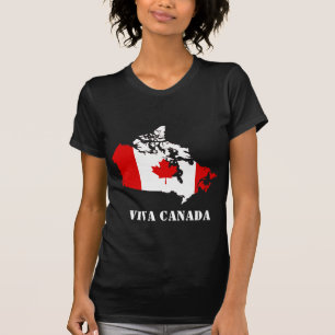 Canada map and flag T-Shirt