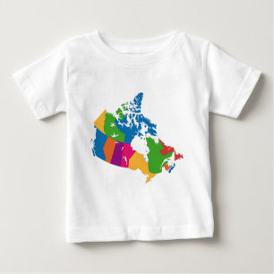 Canada map baby T-Shirt