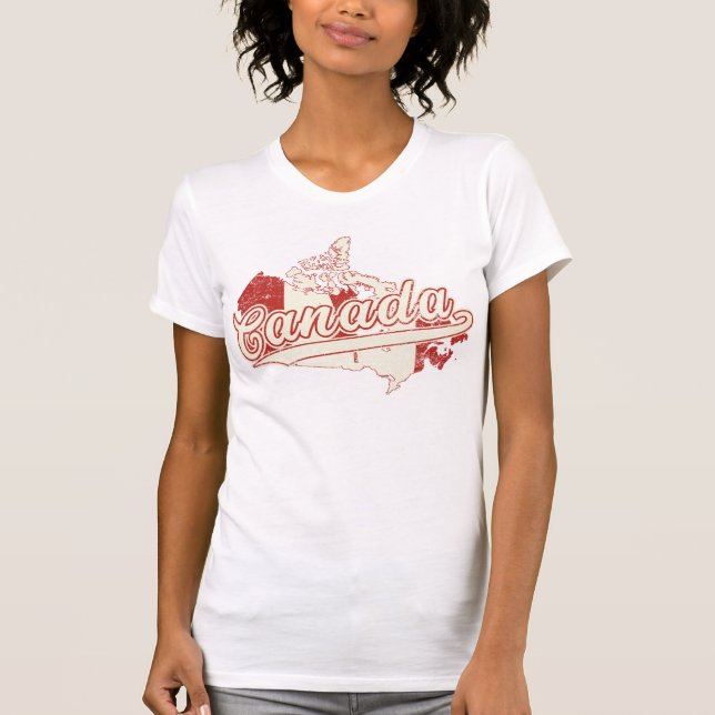 Canada Map T-Shirt (Front)