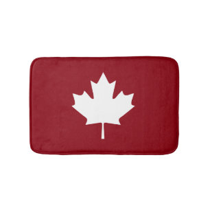 Canada Maple Leaf Bath Mat