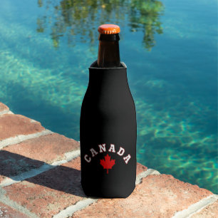 Canada maple leaf bottle cooler