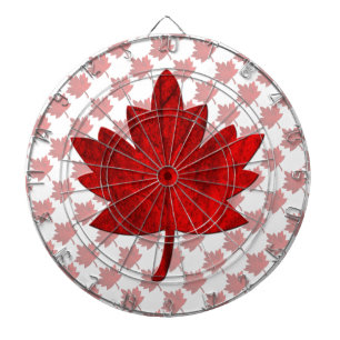 Canada-Maple Leaf by Shirley Taylor Dartboard