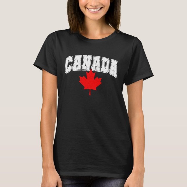 Canada Maple Leaf Canadian Flag Pride  6 T-Shirt (Front)