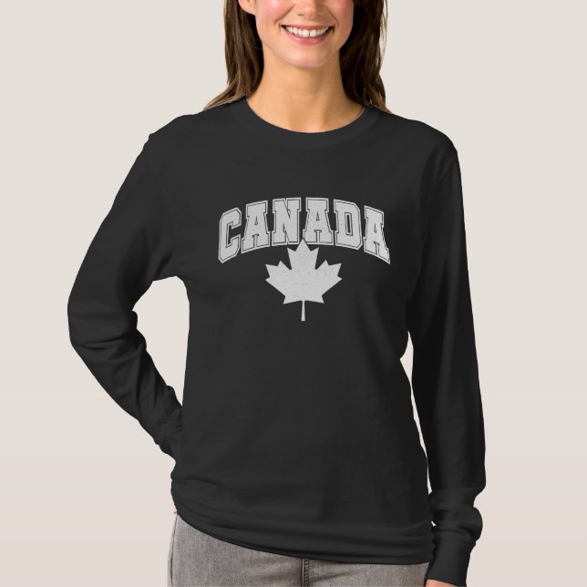 Canada Maple Leaf Canadian Flag Pride  7 T-Shirt (Front)