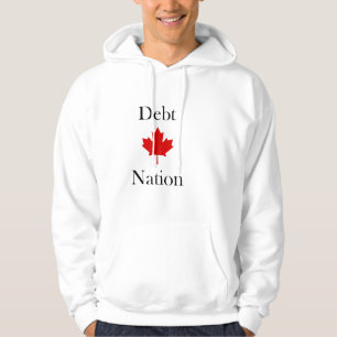 Canada Maple Leaf Debt Nation Light-Colour Hoodie