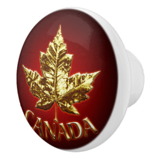 Canada Maple Leaf Door Knobs
