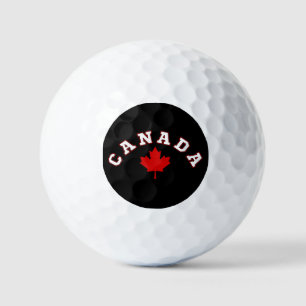 Canada maple leaf golf balls