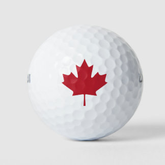 Canada Maple Leaf Golf Balls